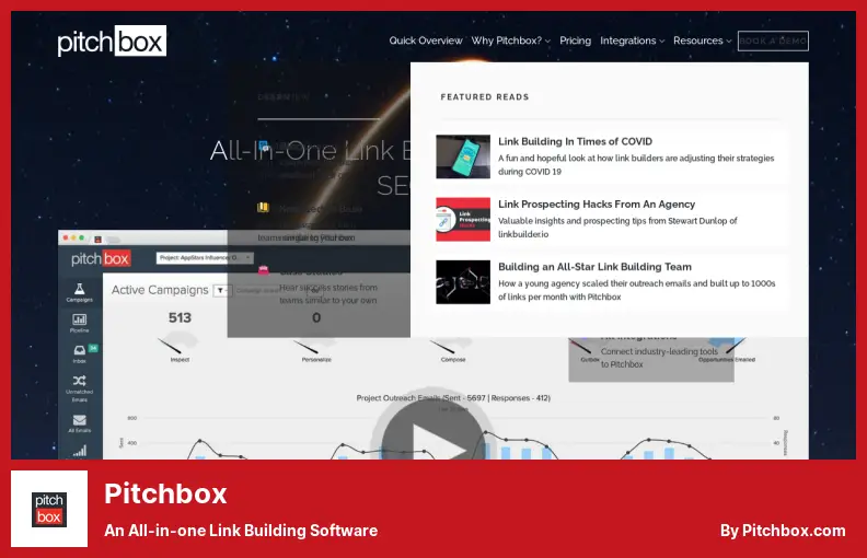 Pitchbox - un software All-in-one Link Building