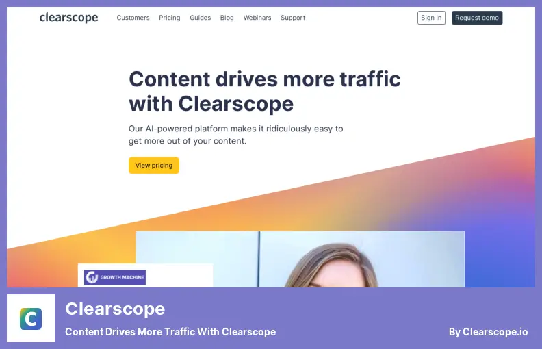 Clearscope - 內容通過 Clearscope 驅動更多流量