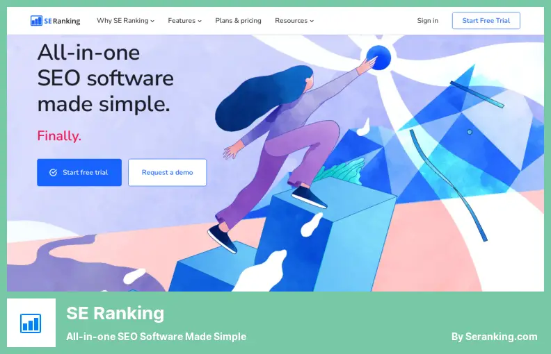 SE Ranking - Software de SEO tudo-em-um simplificado