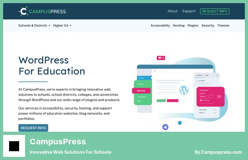 CampusPress - Soluciones Web Innovadoras para Escuelas