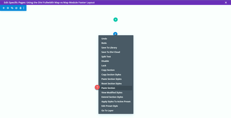 Divi 全角地图 VS 地图模块粘贴部分