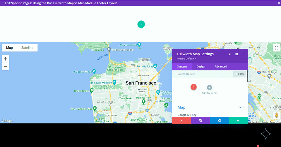 Divi 全角地图 VS 地图模块添加新 Pin