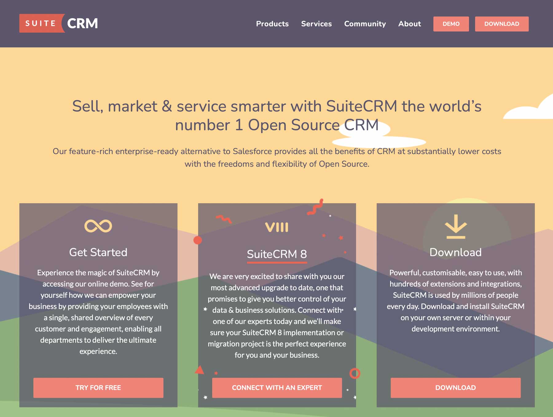 ซอฟต์แวร์โอเพ่นซอร์ส CRM - Suite CRM