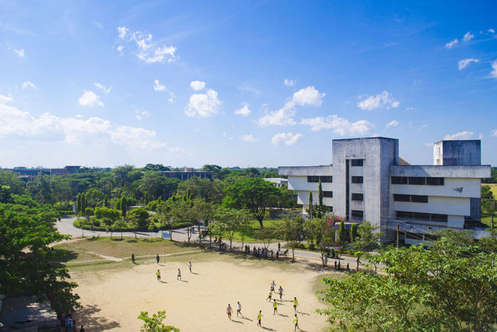 Ein Bild der Shahjalal University of Science and Technology – Veranstaltungsort des WordCamp Sylhet 2023