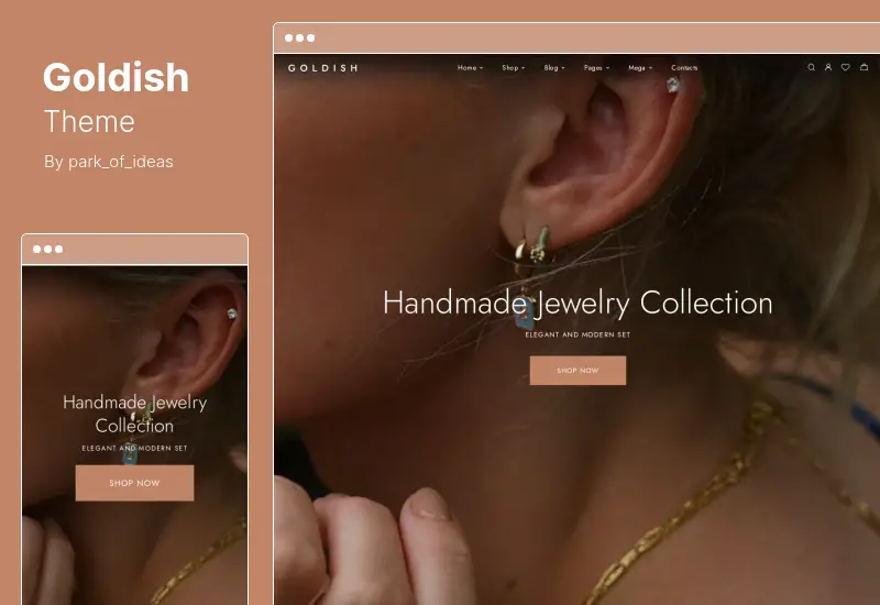 Tema Goldish - Tema de WooCommerce para joyerías