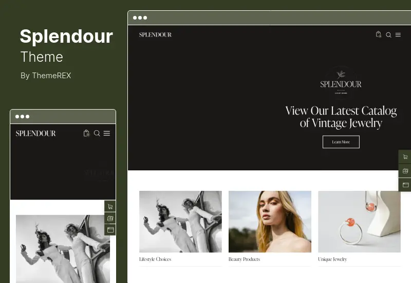 Splendor Teması - Takı ve Saatler WordPress Teması