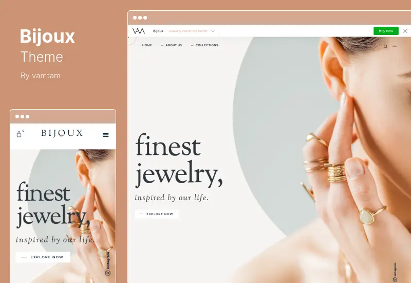 Bijoux-Theme – Juweliergeschäft-WordPress-Theme