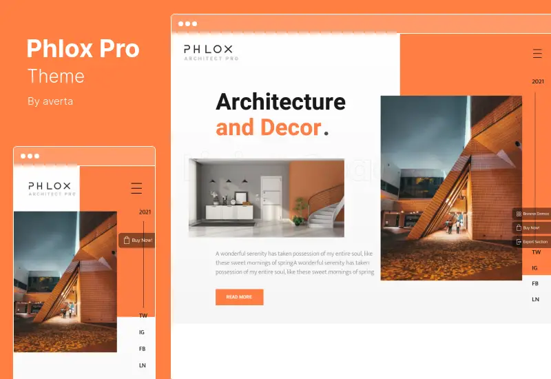 Phlox Pro Theme - Tema WordPress Multiuso Elementor