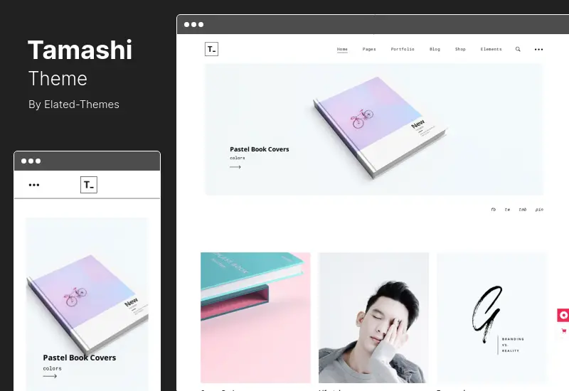 Tamashi 主题 - Portfolio WordPress 主题