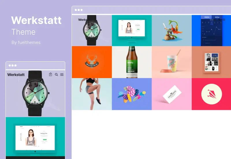 Werkstatt 主题 - Creative Portfolio WordPress 主题