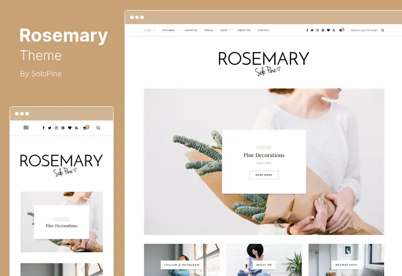 Motyw Rosemary — responsywny motyw WordPress na blogu