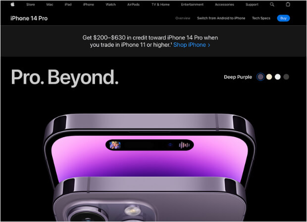 Apple-Homepage