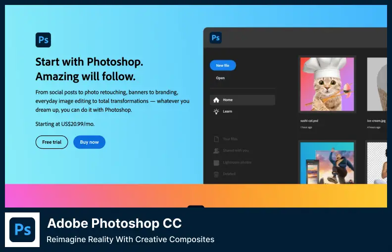 Adobe Photoshop CC - 用創意複合材料重新構想現實