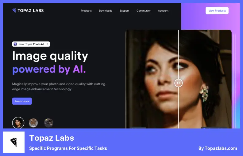 Topaz Labs - 針對特定任務的特定程序