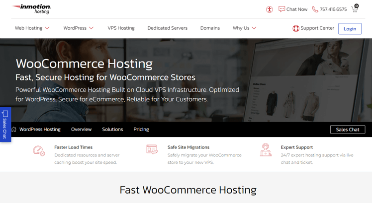 Hospedagem InMotion Hospedagem WooCommerce