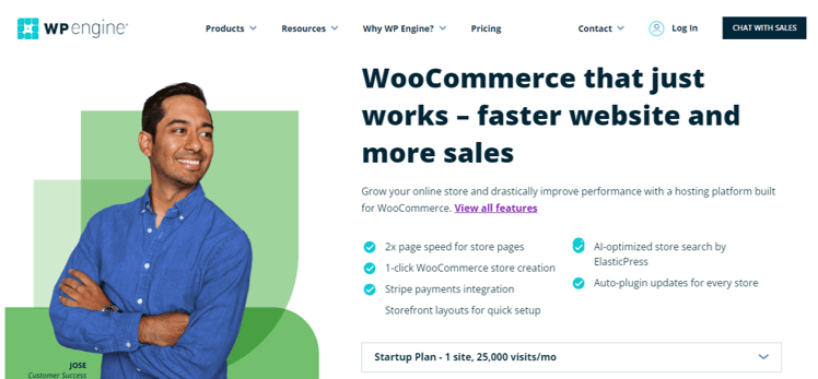 WP 엔진 WooCommerce 호스팅