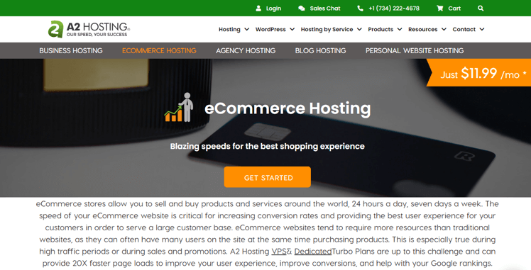 A2 호스팅 WooCommerce 호스팅