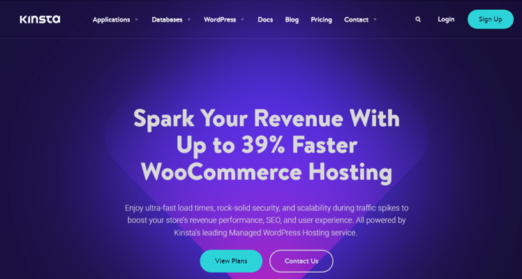 Hébergement Kinsta WooCommerce