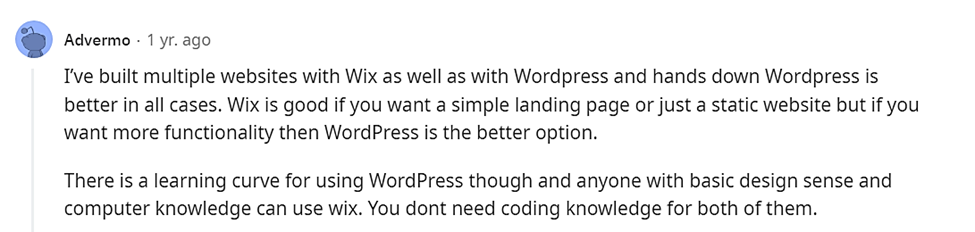 Reddit, el mejor creador de sitios web gratuito de WordPress.