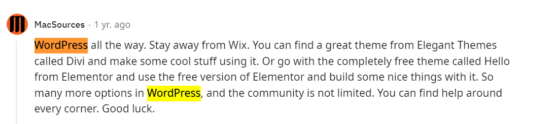 Reddit'te WordPress çözümleri.