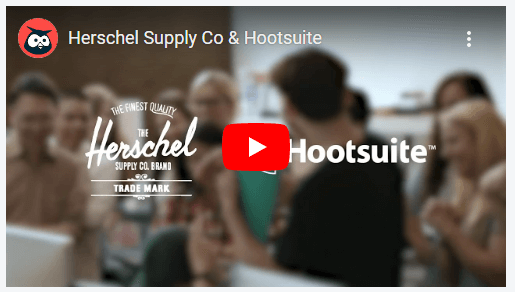 Expert Social Proof - Hershel folosind HootSuite