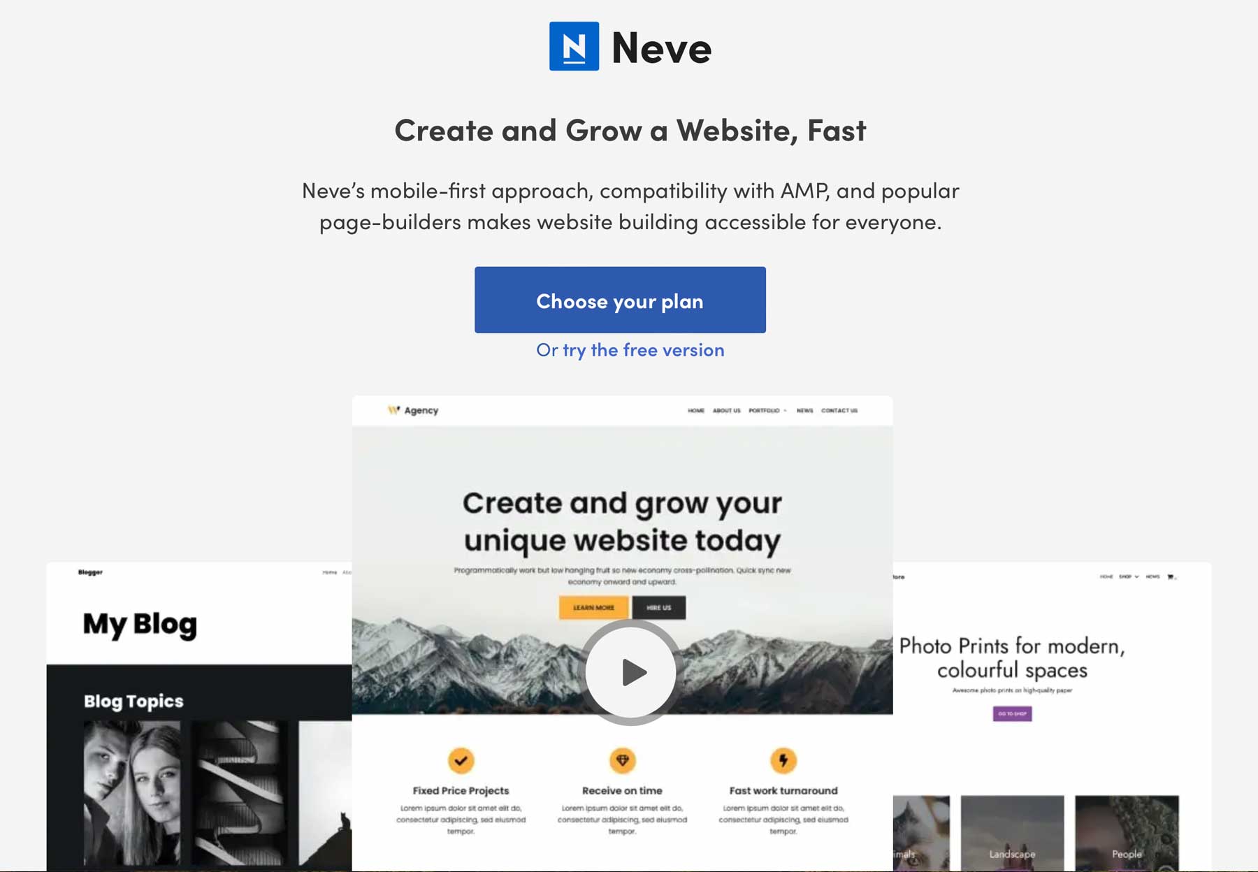 Thème Neve par Themeisle