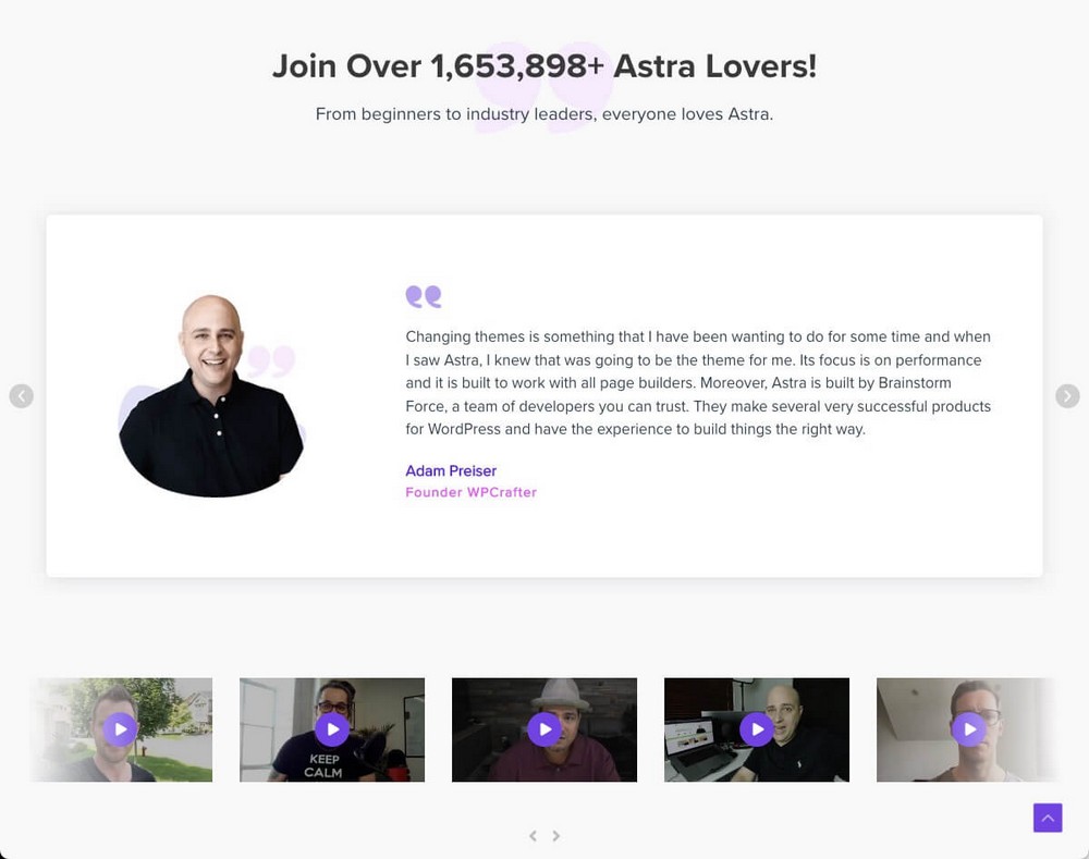 Adam recomandă tema Astra