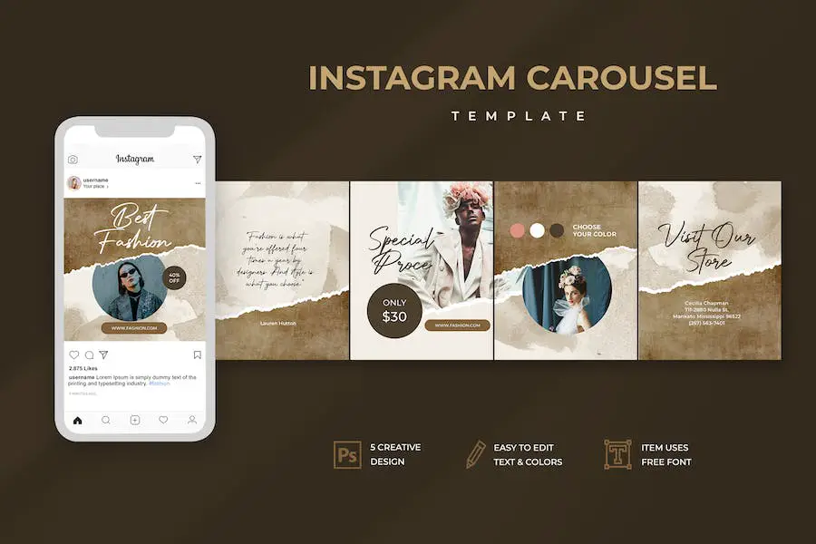 Carrossel do Instagram -