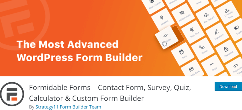 Formidable Forms Générateur de formulaires multi-étapes WordPress