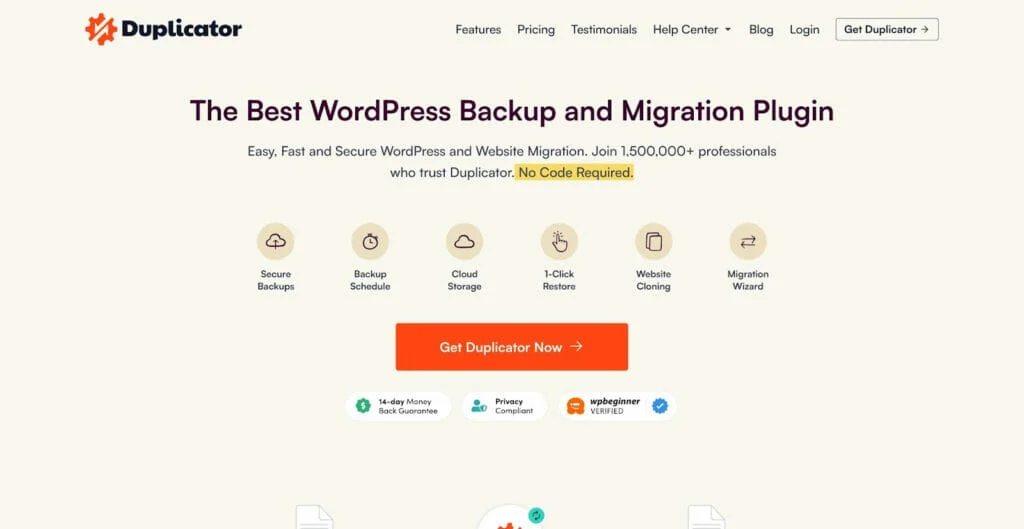 plugins de migração do duplicador wordpress