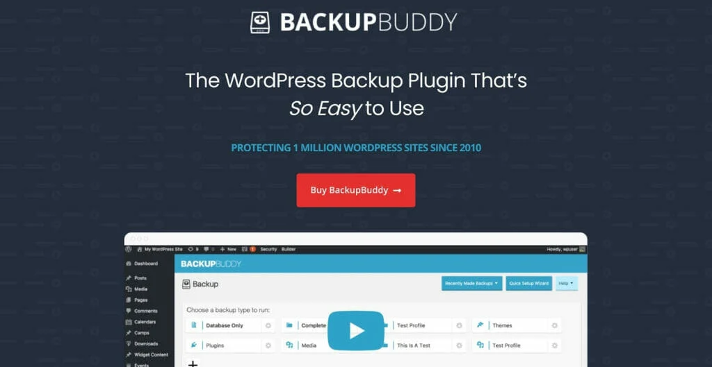 plug-in di migrazione wordpress di backup buddy