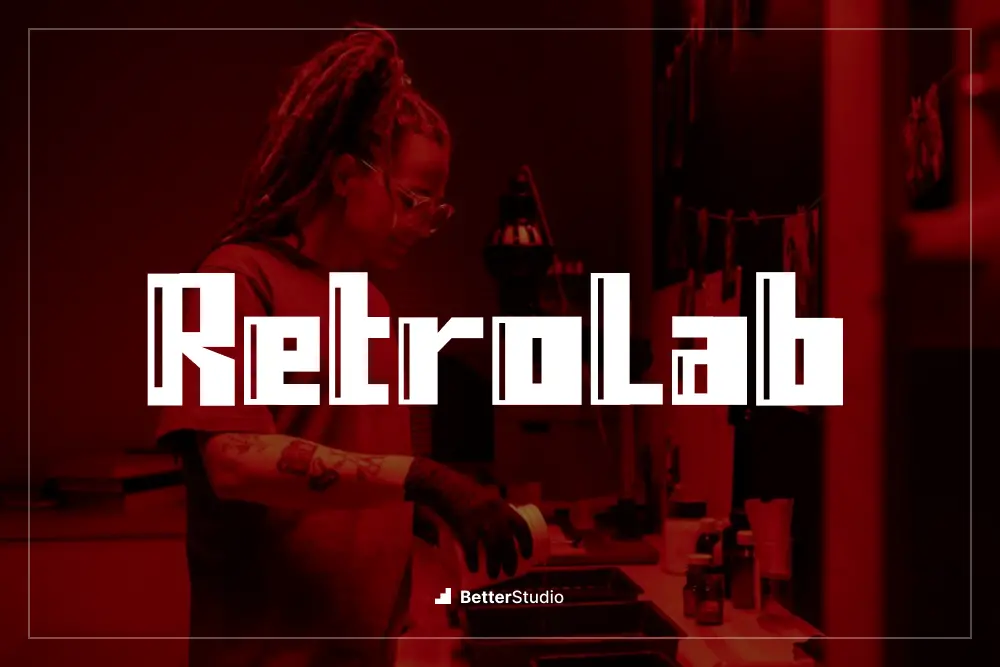 Laboratorium retro -