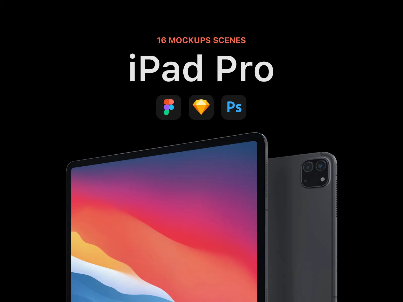 iPad Pro 12,9 inç Maket Sahneleri -