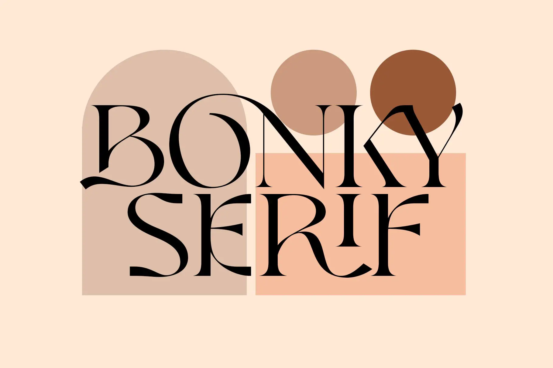 Bonky Serif -