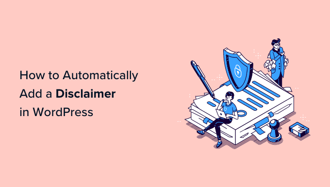 Automatically add a disclaimer in WordPress