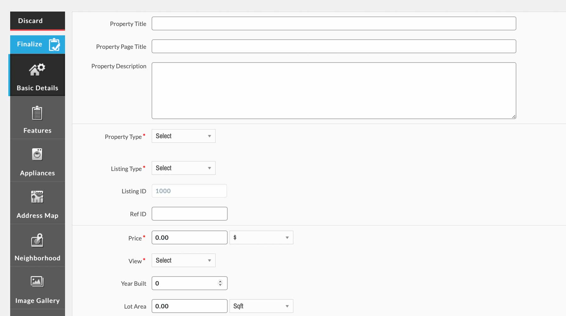 Ajout d'une nouvelle annonce à l'aide du plugin WPL Real Estate