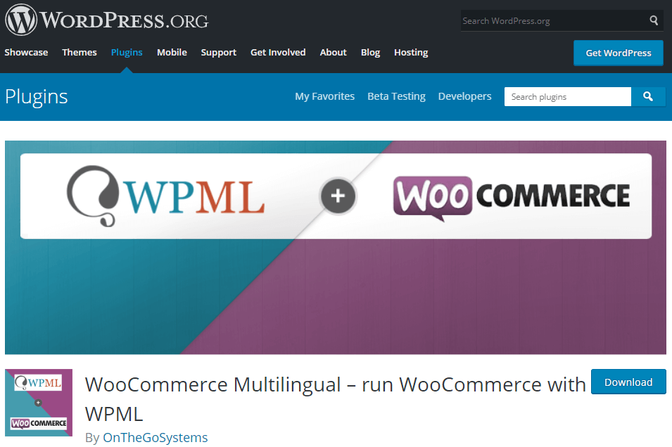 WooCommerce+WPML プラグイン ページ - WooCommerce 多言語ストア