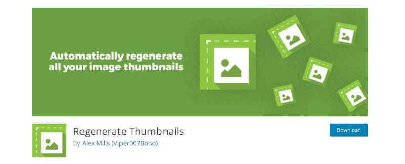 重新生成縮略圖 wordpress 插件下載頁面截圖