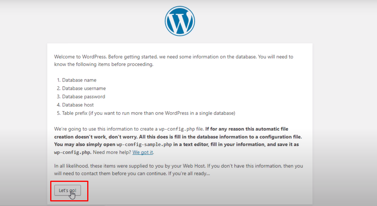 此图像显示了 WordPress 安装的自定义部分。