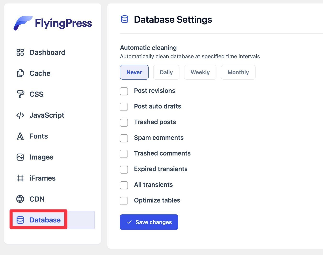 Optimizarea bazei de date