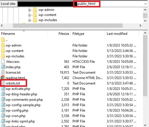 上傳文件 filezilla 從 wordpress 中刪除 robots.txt