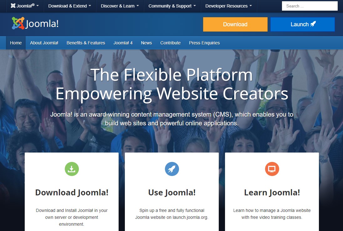 Joomla ระบบจัดการเนื้อหาฟรีเพื่อเริ่มบล็อก