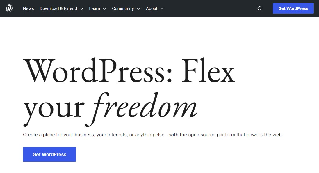 WordPress.org 最佳博客平台