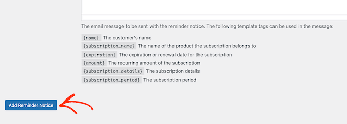 How to add a reminder notice using Easy Digital Downloads