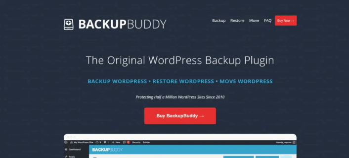 BackupBuddy WordPress バックアップ プラグイン