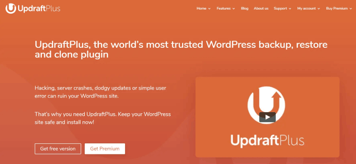 Плагин UpdraftPlus для резервного копирования WordPress