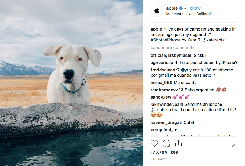 „ShotOniPhone“ Apple UGC-Kampagne