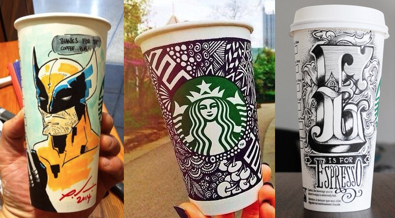 Concours Starbucks White Cup