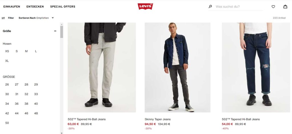 Levi's Kot Pantolon