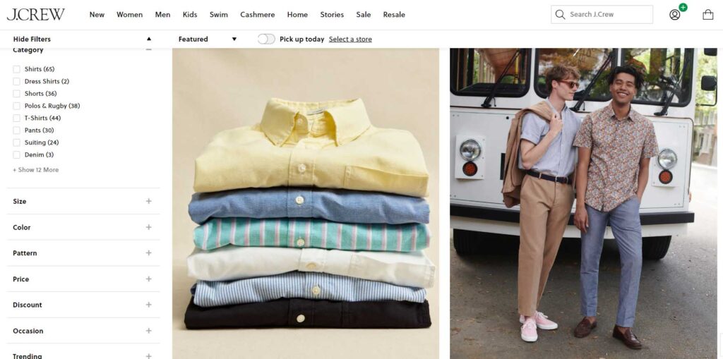 J.Crew แบรนด์เสื้อผ้าบุรุษ